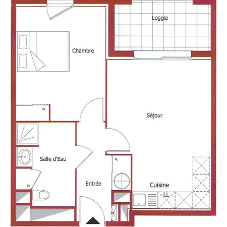 Patio Arena, Classe 2 Etoiles, Balcon, Wifi Apartman Bayonne